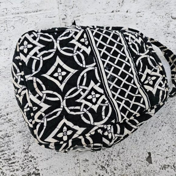 Vera Bradley Women Lunch Bag Black/White Floral Bag - Picture 3 of 14